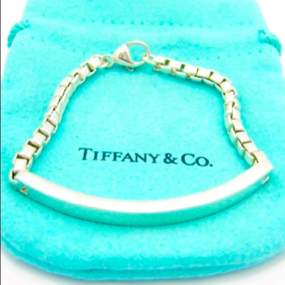 Tiffany & Co. Jewelry - SOLD ELSEWHERE - Authentic Tiffany & Co. 2004 Venetian Link 925 ID Bracelet
